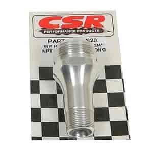 3.5" Long Radiator Hose Adapter 3/4" NPT to -20AN Hose