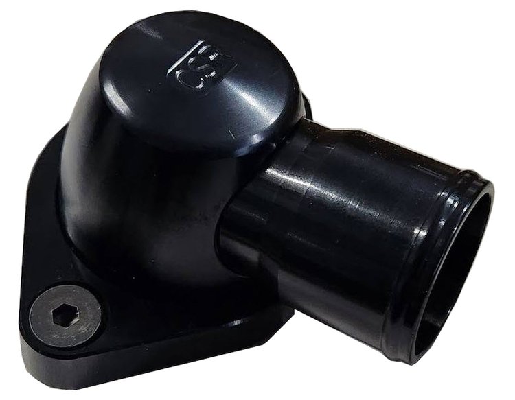 9114AN20BLK Swivel Thermostat Housing Pontiac 20 AN [Black]