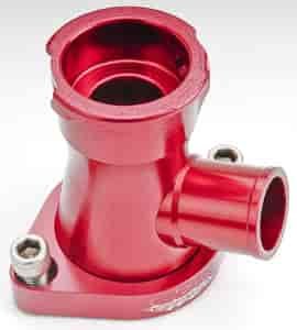 Chevrolet/Chrysler Swivel Thermostat Housing - Red 1-1/4" Filler Neck