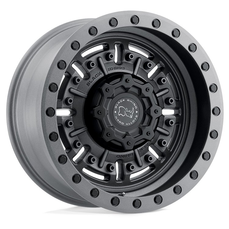 1895ABR-85127G71 ABRAMS Wheel [Size: 18" x 9.50"] Textured Matte Gunmetal