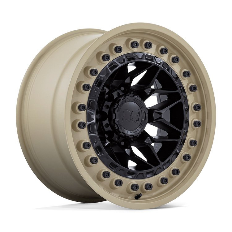 BR008MD18908020 ALPHA Wheel [Size: 18" x 9"] Matte Black w/Sand Lip