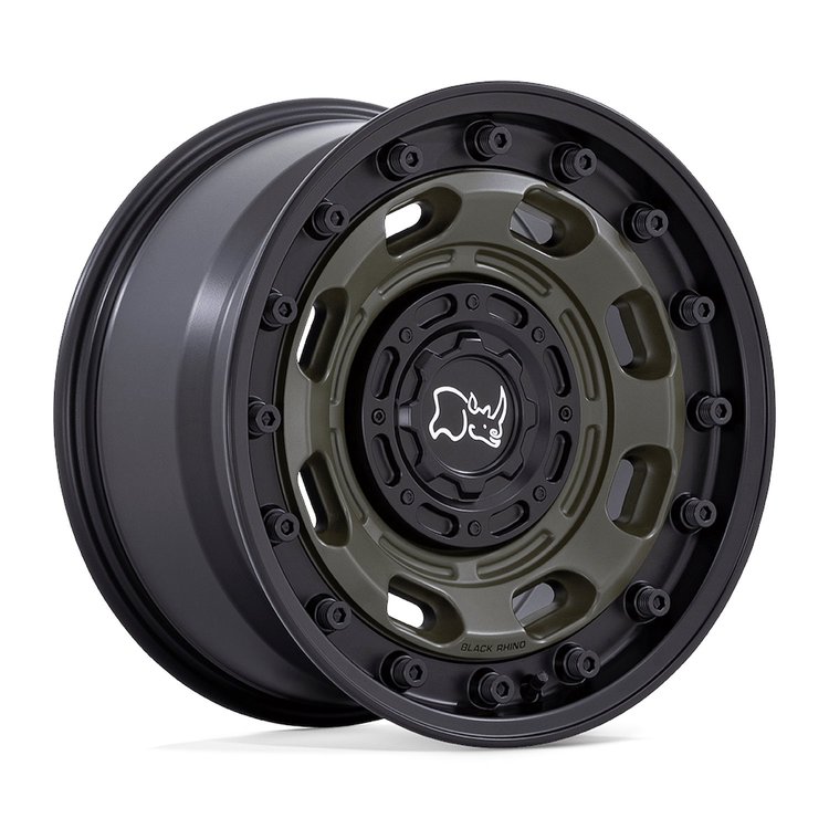 BR007EB17856710N ATLAS Wheel [Size: 17" x 8.50"] Olive Drab Green w/Black Lip