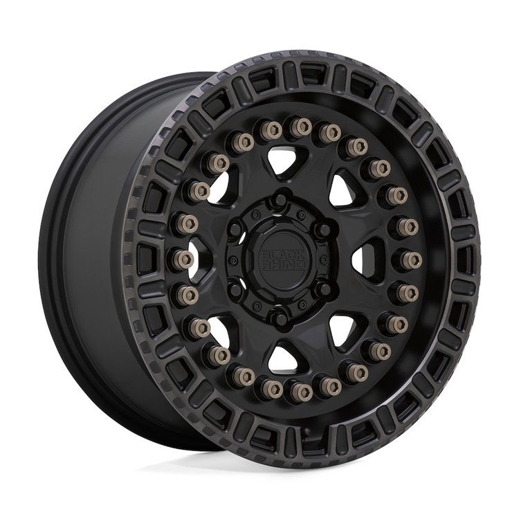 2090CBN106120M67 CARBINE Wheel [Size: 20" x 9"] Matte Black w/Machined Tinted Ring/Bronze Bolts