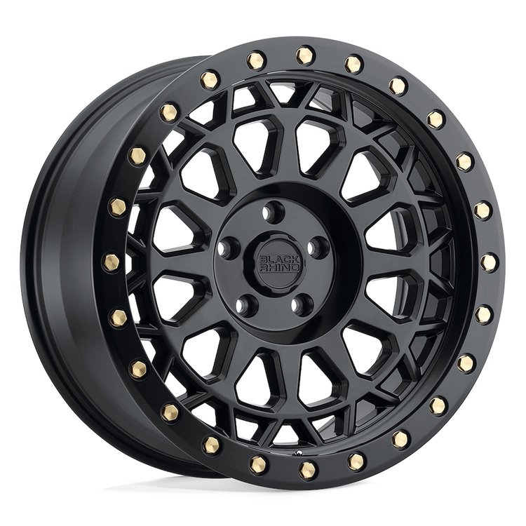 2095PRM005127M71 PRIMM Wheel [Size: 20" x 9.50"] Matte Black w/Brass Bolts