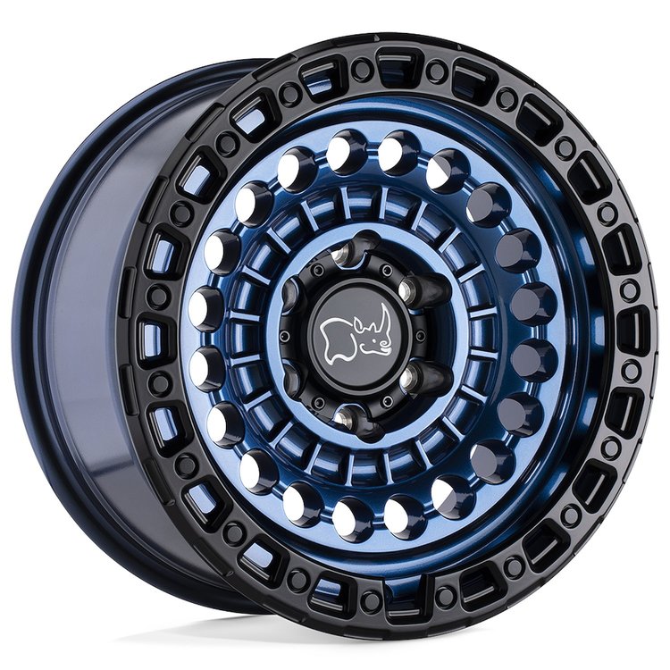 1785STN-06135U87 SENTINEL Wheel [Size: 17" x 8.50"] Cobalt Blue w/Black Ring
