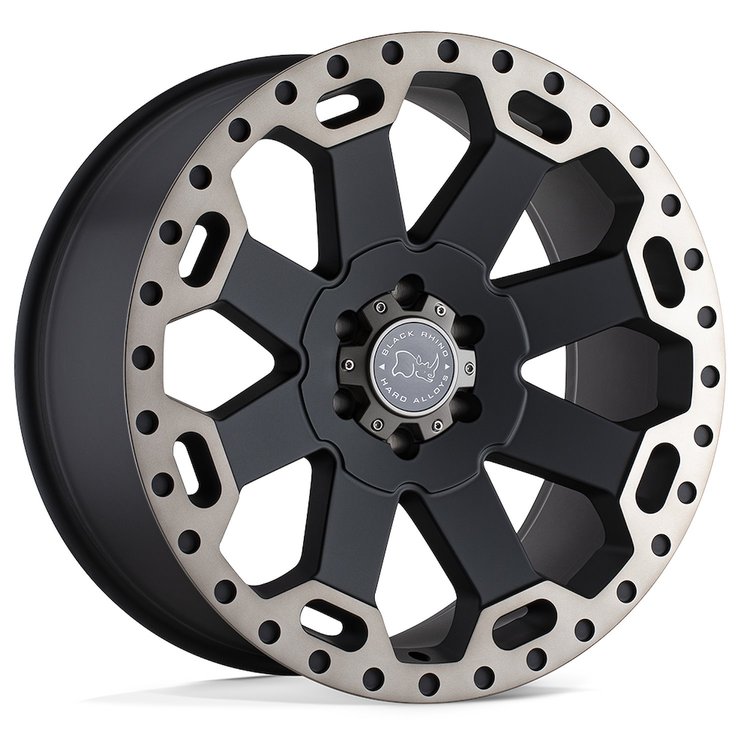 1780WAR355120M76 WARLORD Wheel [Size: 17" x 8"] Matte Black w/Machined Dark Tint