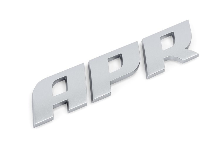 APR BADGE MATTE SILVER