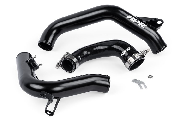 MS100196 Turbocharger Charge Pipes, Turbo Outlet & Throttle Body, Fits Select Audi/VW 1.8T/2.0T [Black]