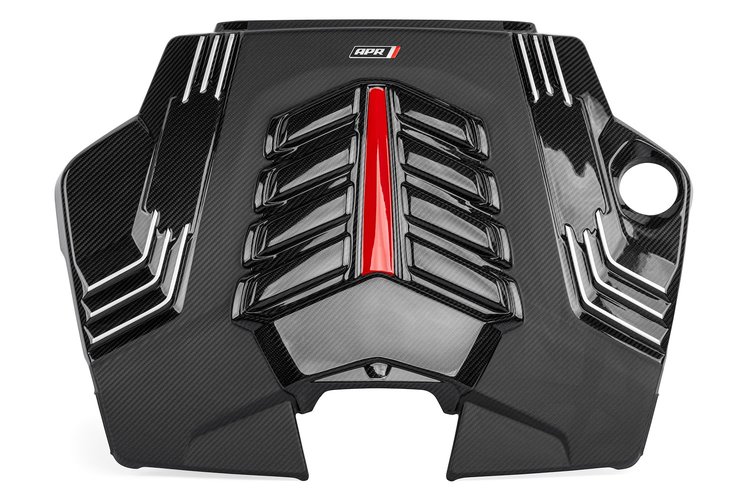 MS100256 Engine Cover Fits Select Audi Q7, Q8, SQ7/Bentley Bentayga/Porsche Cayenne/Lamborghini Urus [Carbon Fiber Twill]