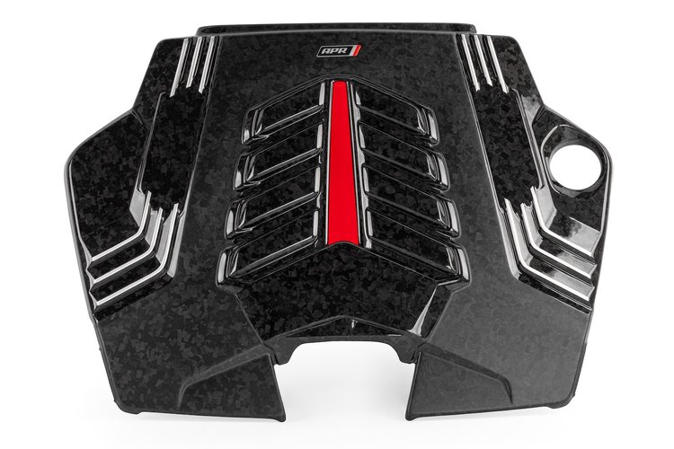 MS100257 Engine Cover Fits Select Audi Q7, Q8, SQ7/Bentley Bentayga/Porsche Cayenne/Lamborghini Urus [Forged Carbon Fiber]