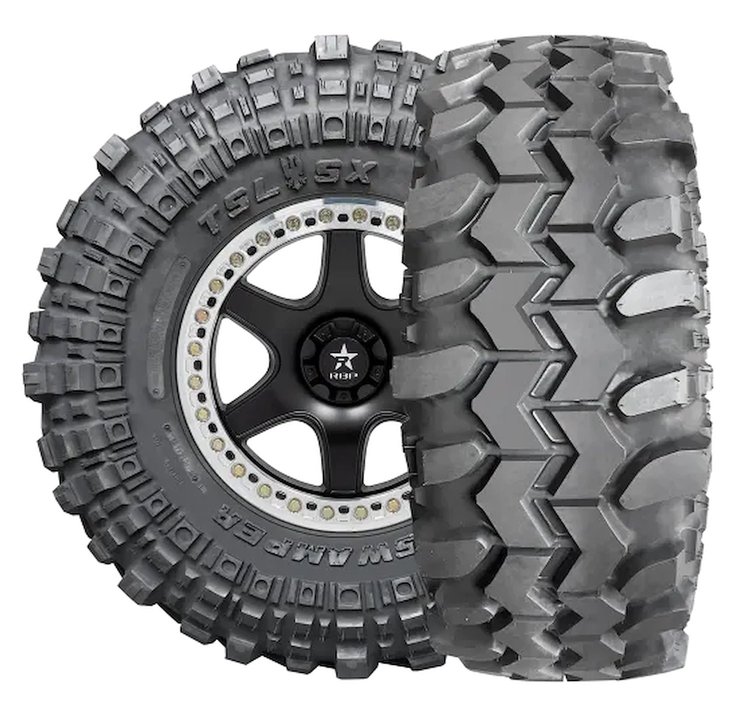 SXR-207R Super Swamper TSL SX Radial Mud Terrain Light Truck Tire 36x12.50R17LT