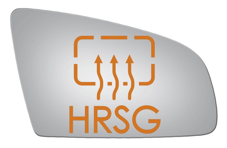 5135HRSG HEATED SIDE VIEW ASSEMBLY