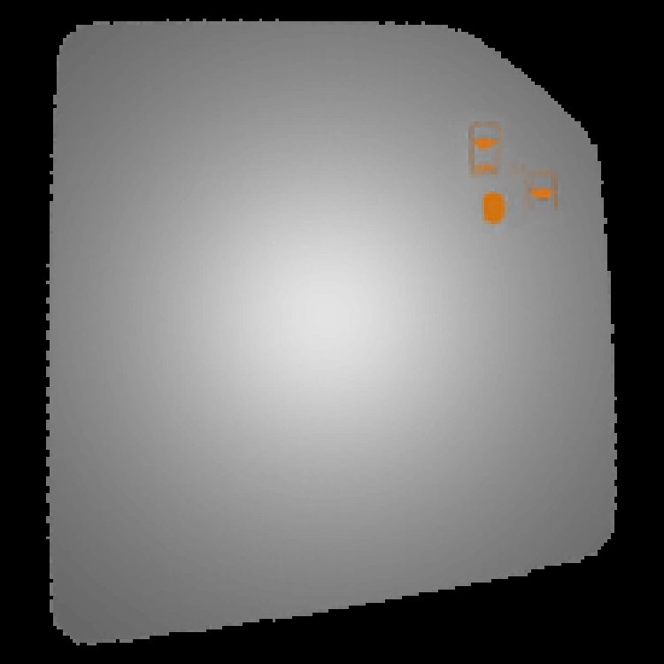 5665B BLIND SPOT MIRROR