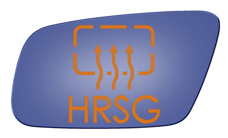 6141HRSG HEATED SIDE VIEW ASSEMBLY