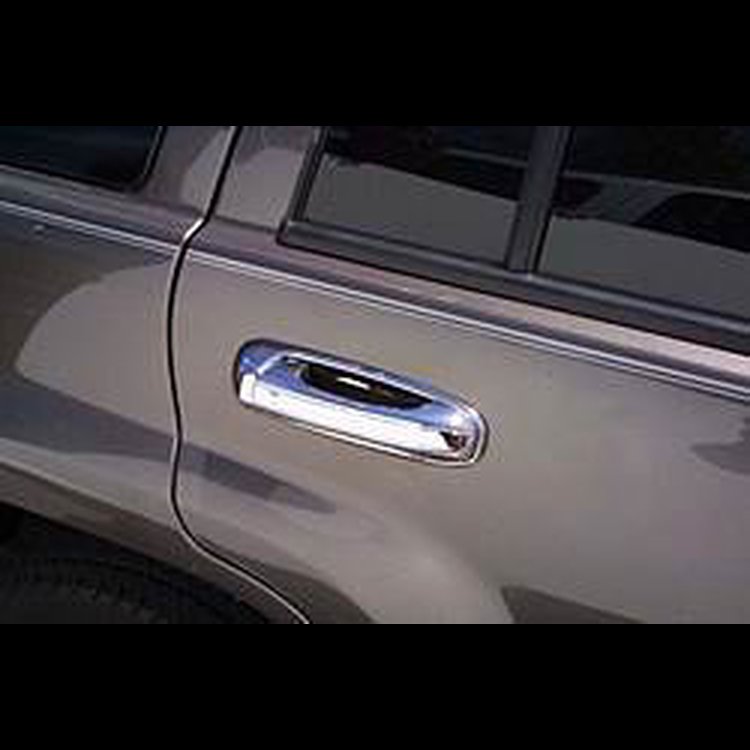 Chrome Door Handle Covers 2005-13 Jeep Commander and Grand Cherokee