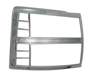 Head Lamp Bezel Triple Chrome Plated ABS