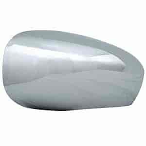 Door Mirror Cover ABS Chrome Plated Plastic Fits Black Mirrors