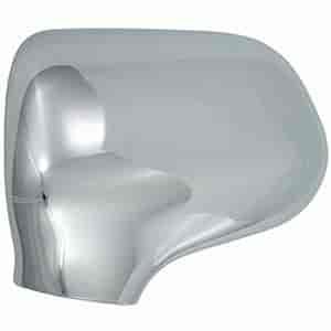 Door Mirror Cover ABS Chrome Plated Plastic Top Half