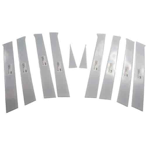 2005-2010 Jeep Grand Cherokee 10 Piece SS Pillar Post Covers