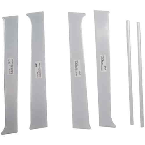 2008-2013 Jeep Liberty 6 Piece SS Pillar Post Covers