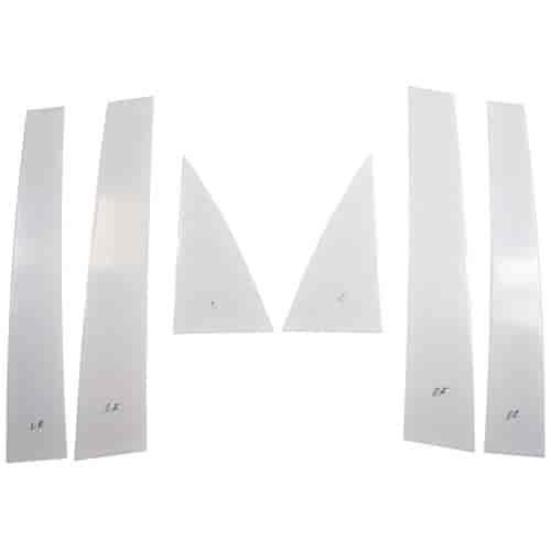 2005-2009 Chevrolet Equinox 6 Piece SS Pillar Post Covers