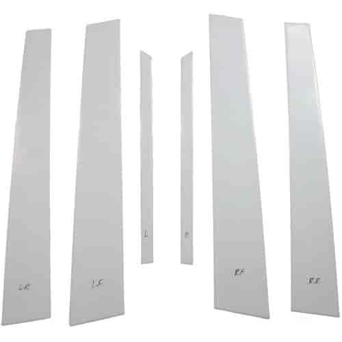 2003-2007 Honda Accord 6 Piece SS Pillar Post Covers - Sedan