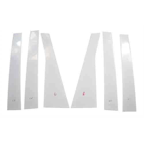 2009-2014 Chevrolet Traverse 6 Piece SS Pillar Post Covers