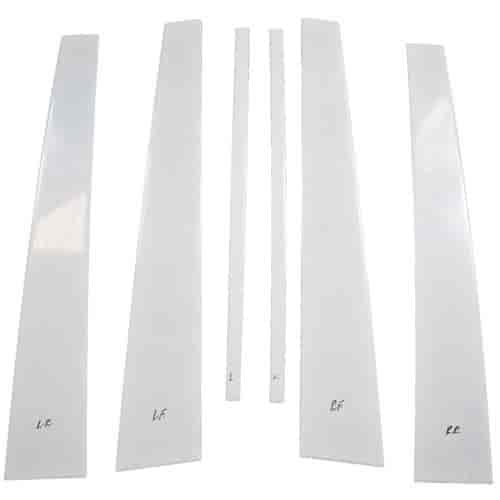 2008-2014 Buick Enclave 6 Piece SS Pillar Post Covers