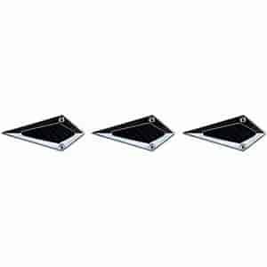 Side Fender Vent 6 pc. Universal Diamond Triple Chrome Plated ABS