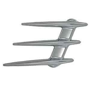 Side Fender Vent 2 pc. Universal Ri-Bar Triple Chrome Plated ABS