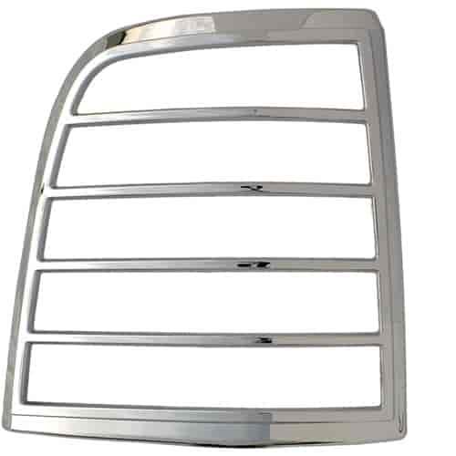 Tail Lamp Bezel Triple Chrome Plated ABS Pair