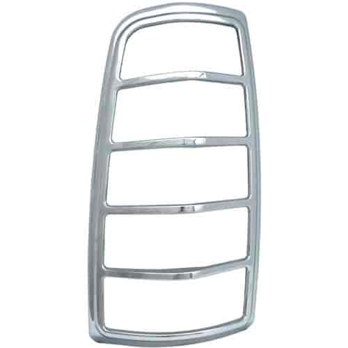 Tail Lamp Bezel Triple Chrome Plated ABS Pair
