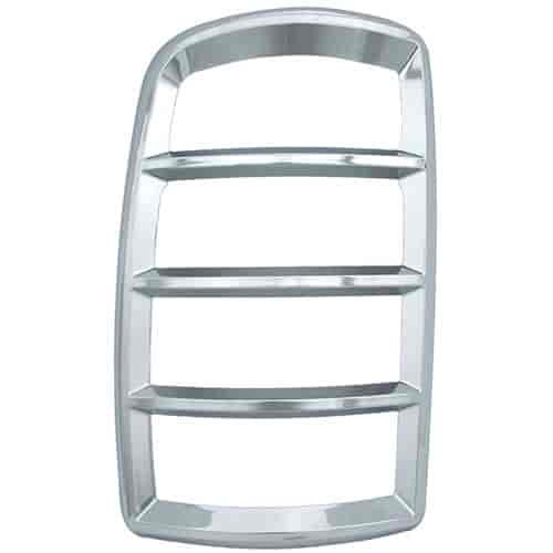 Tail Lamp Bezel Triple Chrome Plated ABS Pair