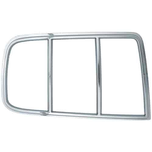 Tail Lamp Bezel Triple Chrome Plated ABS Pair