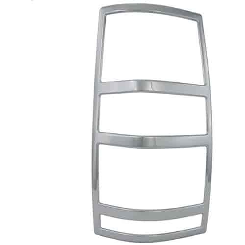 Tail Lamp Bezel Triple Chrome Plated ABS Pair