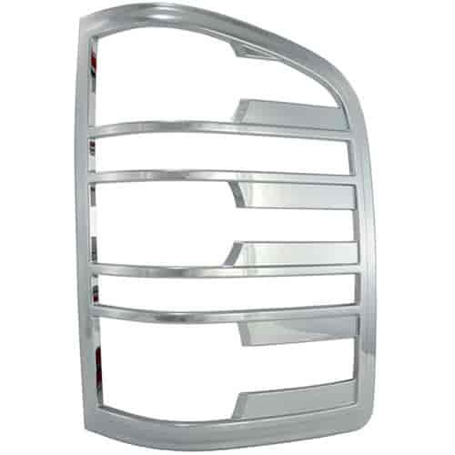 Tail Lamp Bezel Triple Chrome Plated ABS Pair