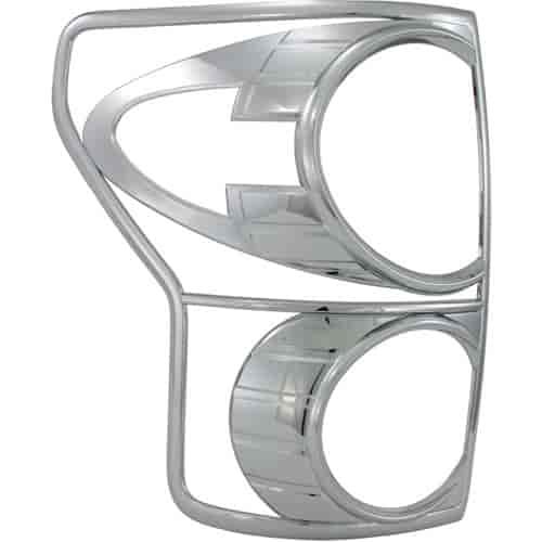 Tail Lamp Bezel Triple Chrome Plated ABS Pair