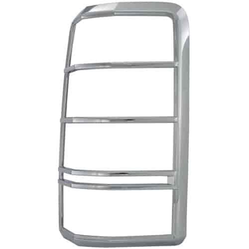 Tail Lamp Bezel Triple Chrome Plated ABS Pair