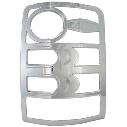Tail Lamp Bezel Triple Chrome Plated ABS Pair