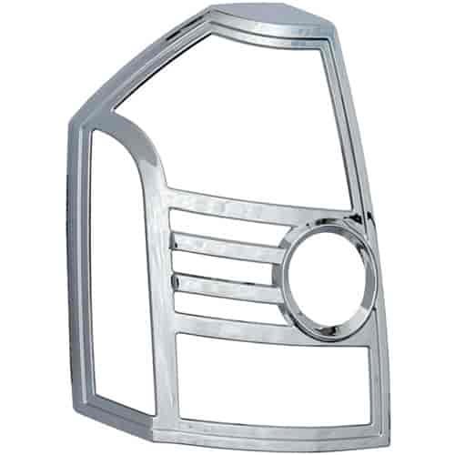Tail Lamp Bezel Triple Chrome Plated ABS Pair