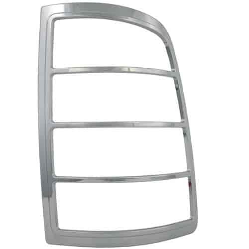 Tail Lamp Bezel Triple Chrome Plated ABS Pair