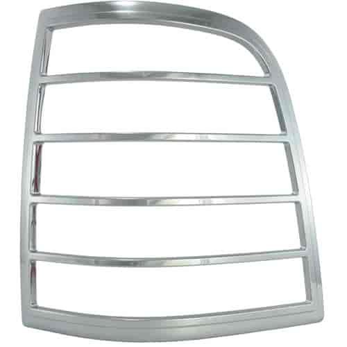 Tail Lamp Bezel Triple Chrome Plated ABS Pair