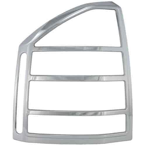 Tail Lamp Bezel Triple Chrome Plated ABS Pair
