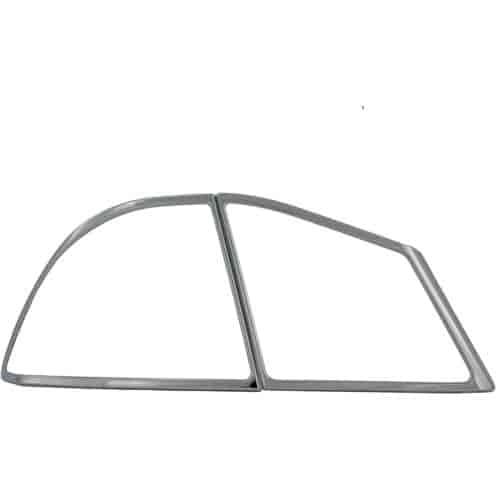 Tail Lamp Bezel Triple Chrome Plated ABS Pair