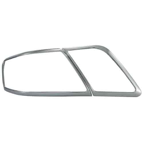 Tail Lamp Bezel Triple Chrome Plated ABS Pair