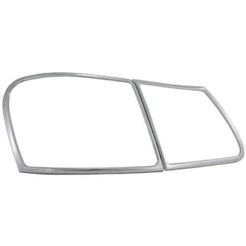 Tail Lamp Bezel Triple Chrome Plated ABS Pair