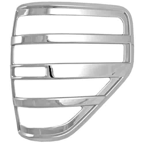 Tail Lamp Bezel Triple Chrome Plated ABS Pair