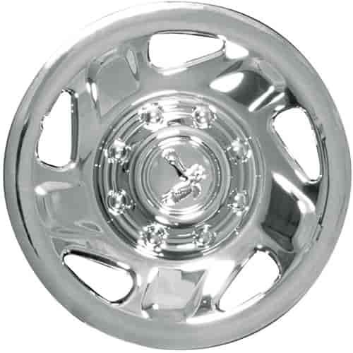 Aftermarket Wheel Cover 16 in. 5 Slots Metal Clip Chrome Finish