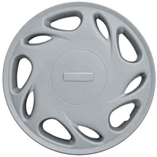 Aftermarket Wheel Cover 15 in. 10 Holes Metal Clip Silver Finish