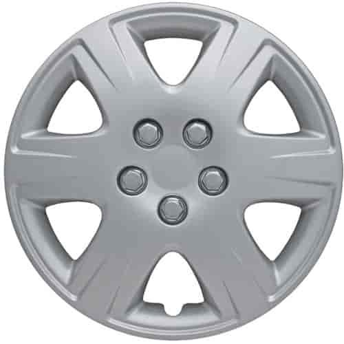 Aftermarket Wheel Cover 15 in. Wheel # 61133 Metal Clip Silver Finish